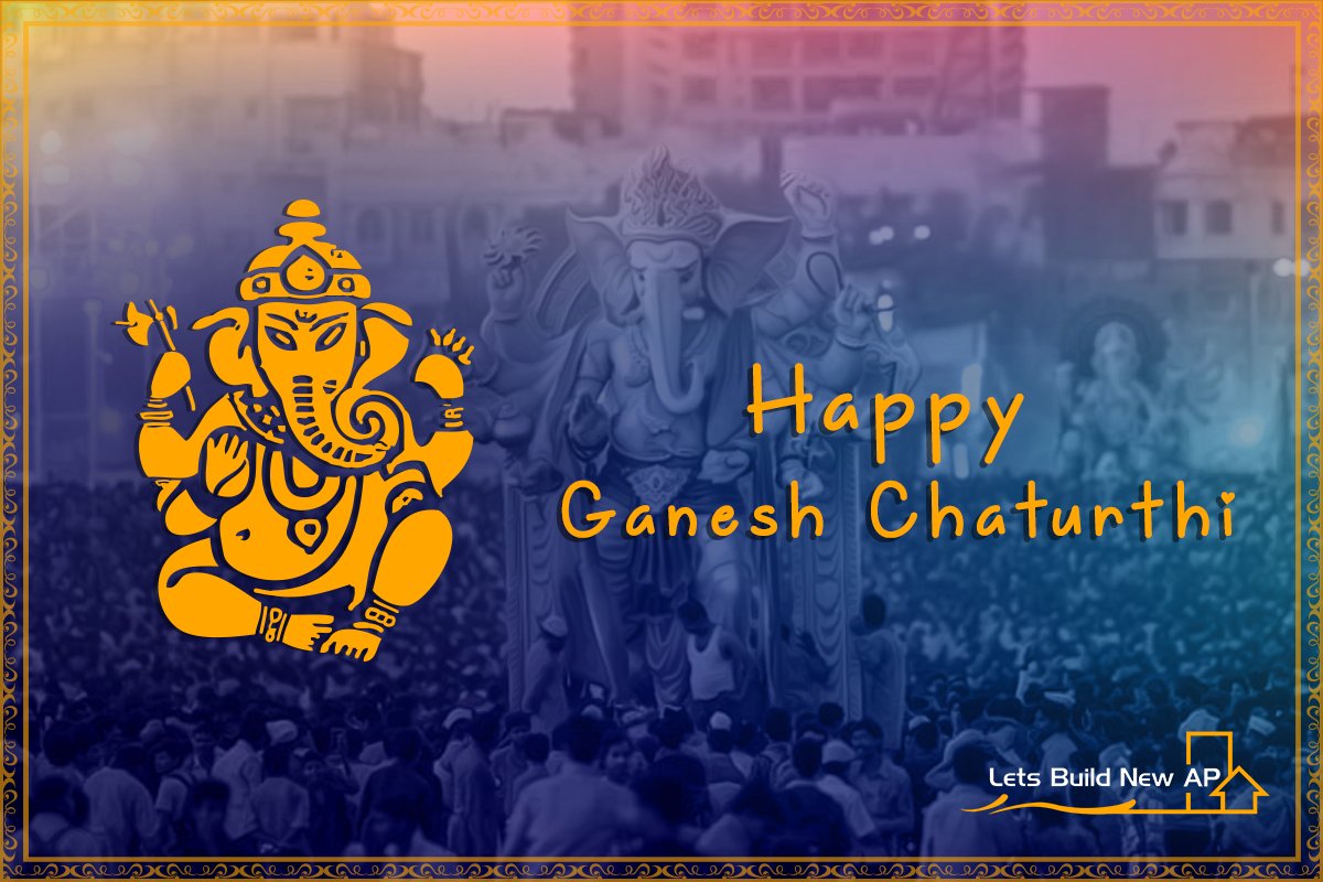 LetsBuildNewAP's tweet image. We wish you all a very Happy Ganesh Chaturthi.
#LetsBuildNewAP #Vinayaka_Chavithi #JaiGanesh #Festival #Greetings