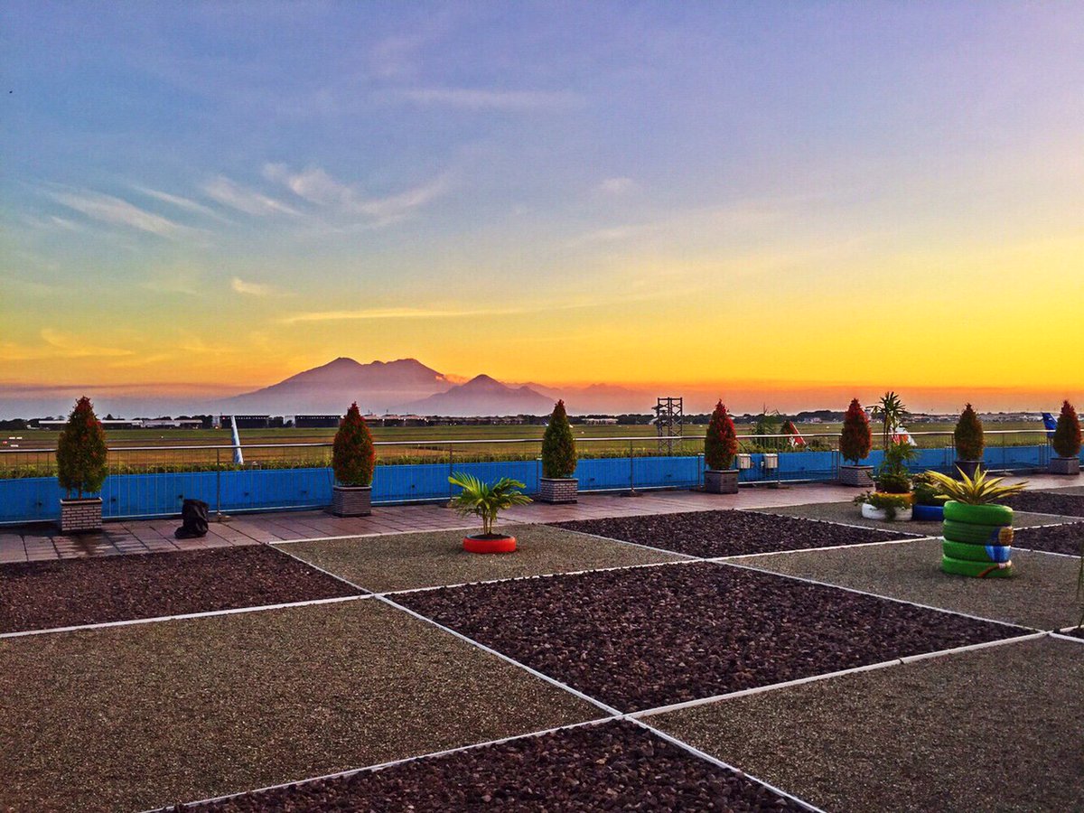 No need to spend much money to see this beautiful view. 
Its located in ibis budget Surabaya airport <a href="/sub_ap1/">Bandara Juanda</a>
Don't miss this view guys..