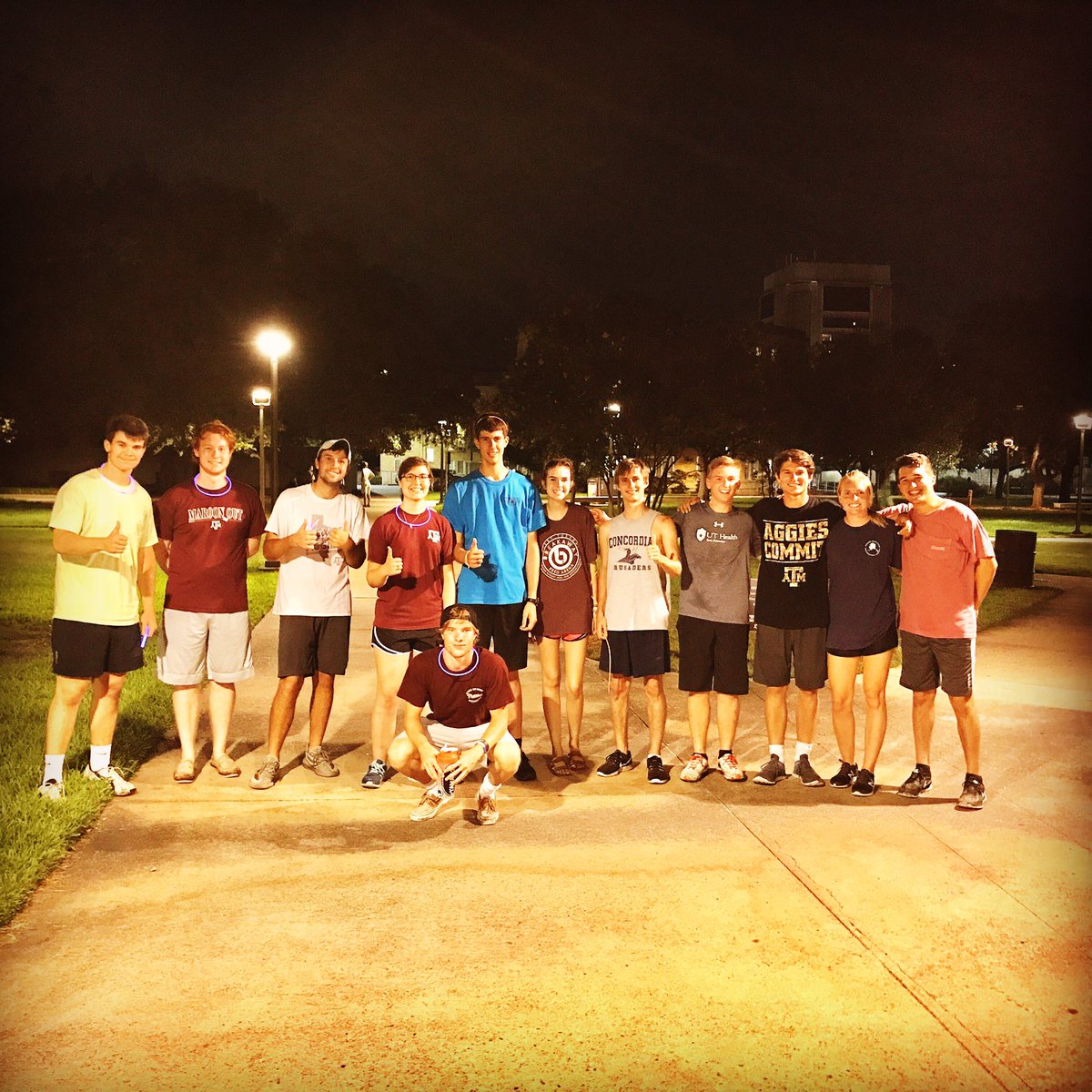 ulc_tamu's tweet photo. Meet teams Orange and Blue from tonight's capture the flag adventure in Academic Plaza! #tamu #HowdyWeek2017 https://t.co/TcsXvyu3MT