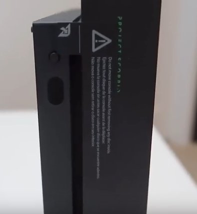 BeauNidle's tweet image. What's #TeamSticker going to do here? Sticker covers the Project Scorpio engraving/print!