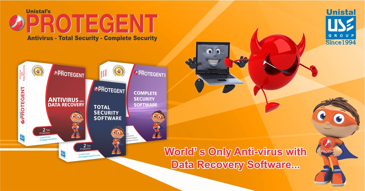 Protegent - World's Only Antivirus Software with Data Recovery
