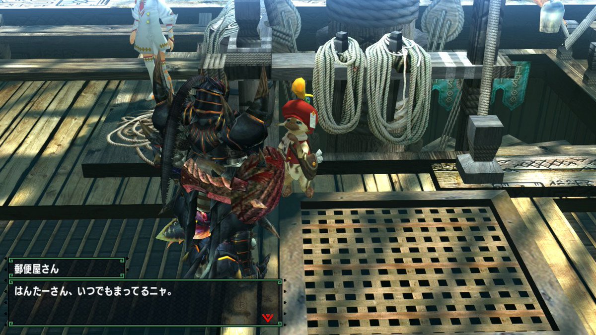 んぱ Npa Pa Twitter モンスターハンターダブルクロス Nintendo Switch Ver Mhxxns 3dsのすれ違い 通信の為の 郵便アイルー スイッチではすれ違い機能がないので閉店ガラガラみたいですね いや郵便アイルーも瞳がきれいで可愛いのね ヽ ゚ ゚ ノ んパッ