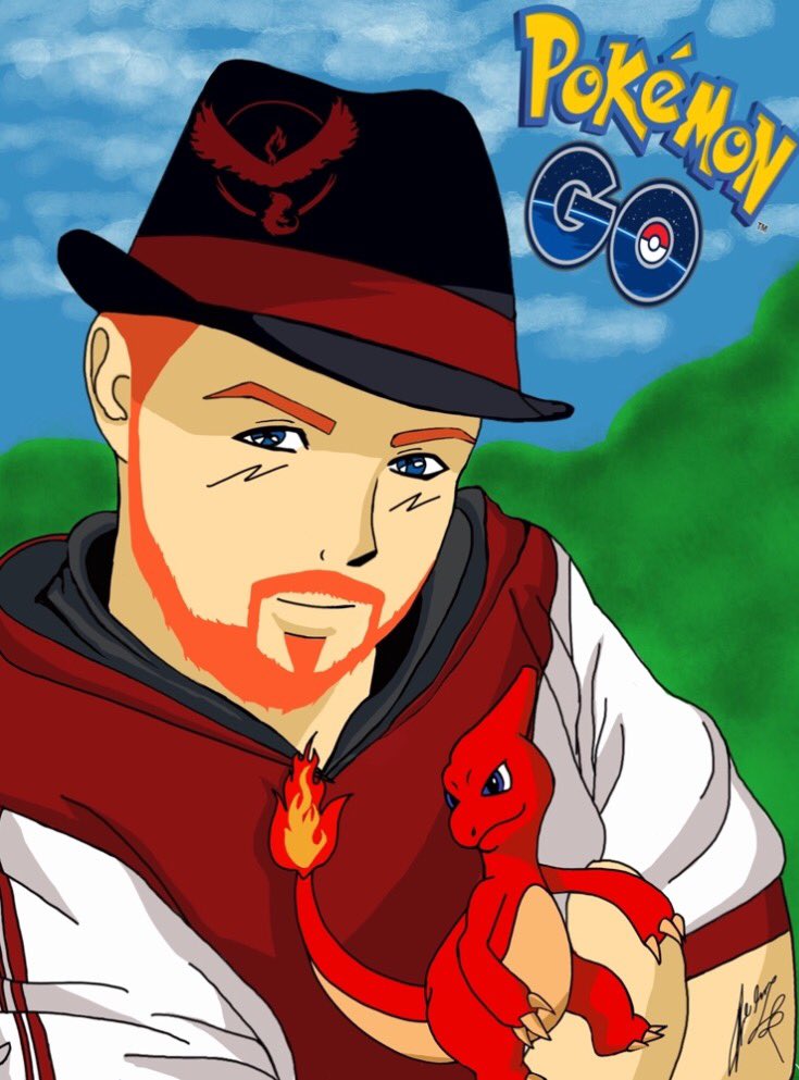 TheChosenOutlaw's tweet photo. Me in a Pokémon Go anime series... #PokemonGo #pokemon #teamvalor #valor #charmeleon #therealchosen1 #chosen1 #swag #pokemonswag https://t.co/cPP3ni8kCy