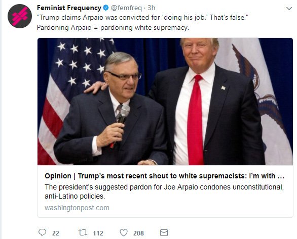RazorFist's tweet photo. Good to know there's something Anita knows even less about than video games. https://t.co/QscawoWr3v