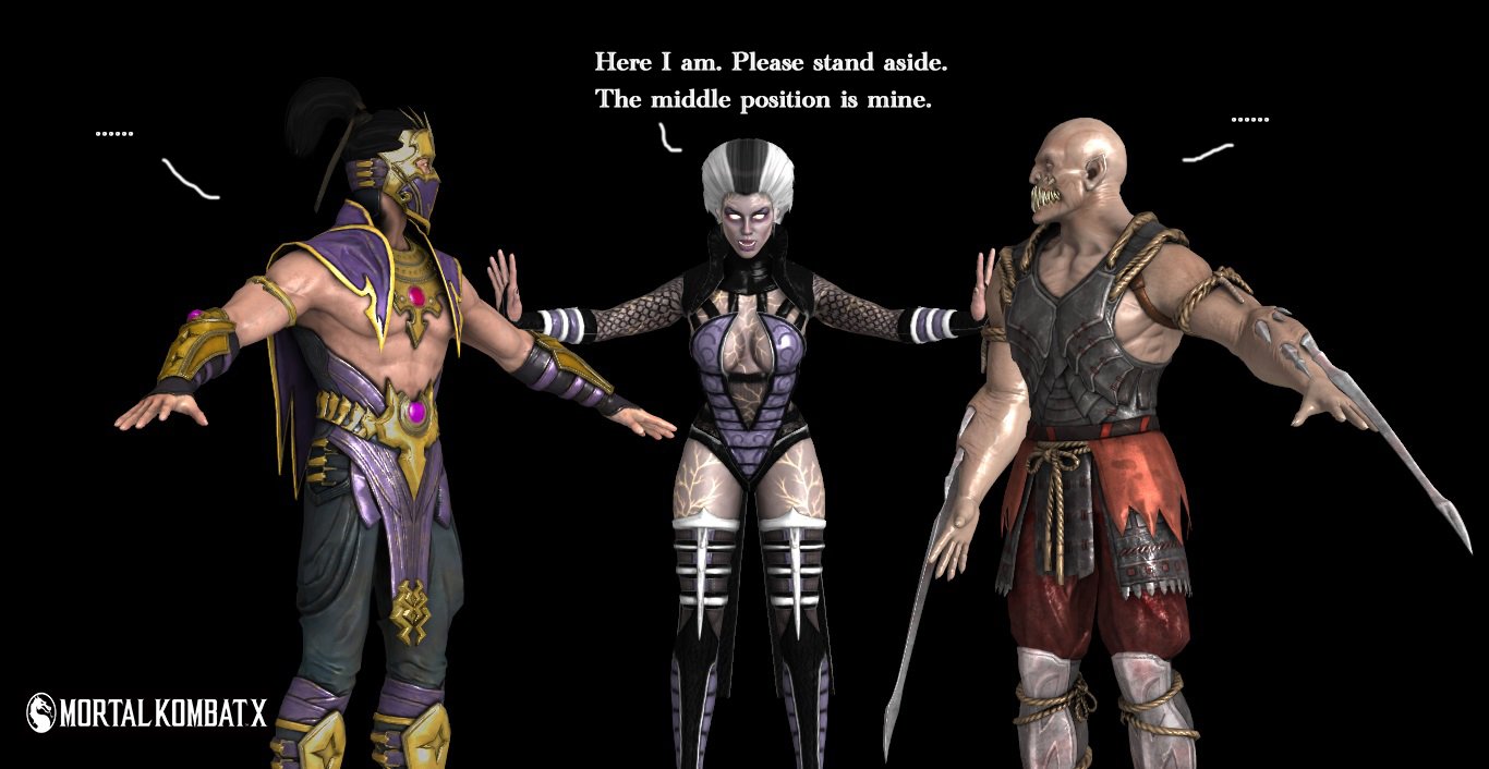 HaiTian on X: @NetherRealm @NetherRealm @noobde NetherRealm Dark Queen  Sindel! Mileena Allies Baraka and Rain! Kombat Pack 3 for MKX!   / X