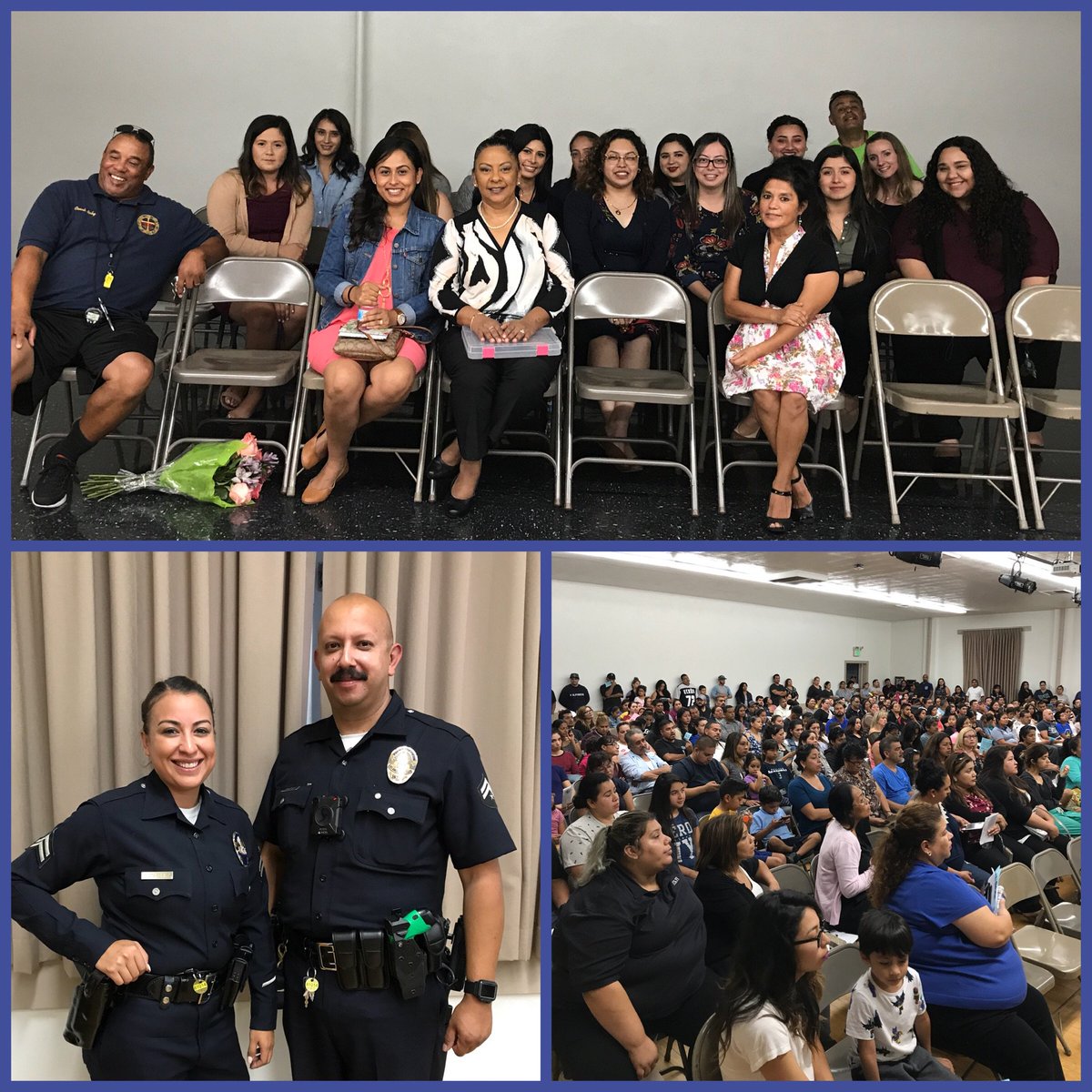 Back to School Night with the most wonderful Faculty, Staff &amp; Families. Special thanks to our community supports @12slo73 <a href="/gmarilynn77th/">LAPDGutierrezM</a>
