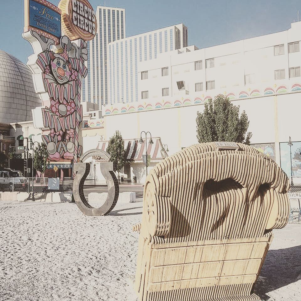el_renaissance's tweet photo. Second Stop: Reno 
Short visit at our sculpture. After almost one year it is still in great shape! 
On our way to … https://t.co/4gkcQHWOJP https://t.co/3LF1huZ2UK