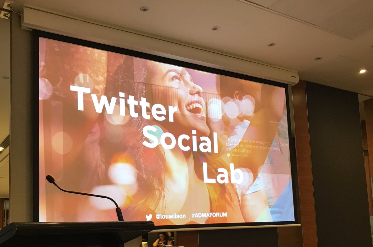 louwilson's tweet image. About to talk what's happening on Twitter at #ADMAforum social lab!