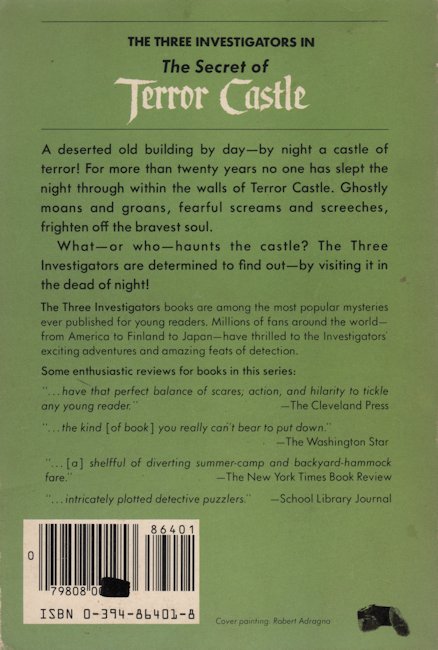 SMSDispHERO's tweet photo. #AlfredHitchcock and the #ThreeInvestigators #01 - The Secret of Terror Castle
1964/1982, by #RobertArthur. Cover by #RobertAdragna. https://t.co/56H58Fgjh0