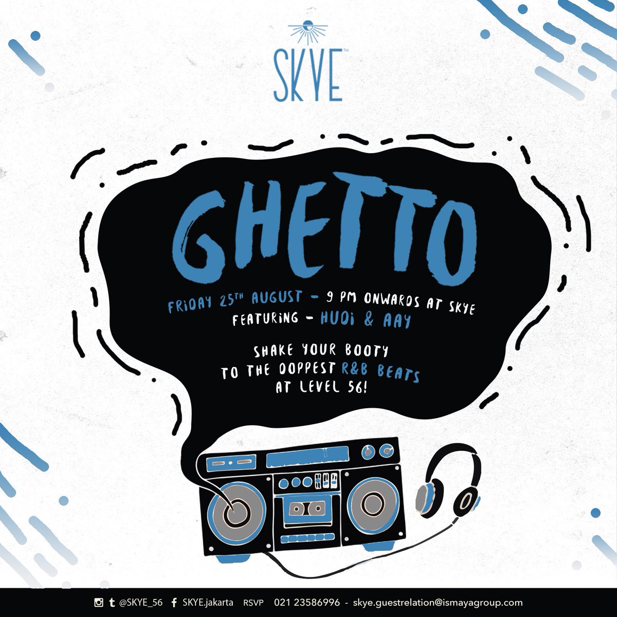 TONIGHT! Sway the bad vibes away to the smooth beats of R&amp;B music under the moon light! Supported by HUDI and AAY! RSVP (021) 2358 6996