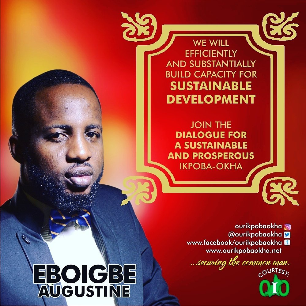 OurIkpobaOkha's tweet photo. Join the dialogue for Efficient and Substantial Developement.
#OIO  #IkpobaOkha #OurIkpobaOkha  #TeamOIO #EdoLetsGoFurtherTogether #EdoState https://t.co/HqDusfkAhu