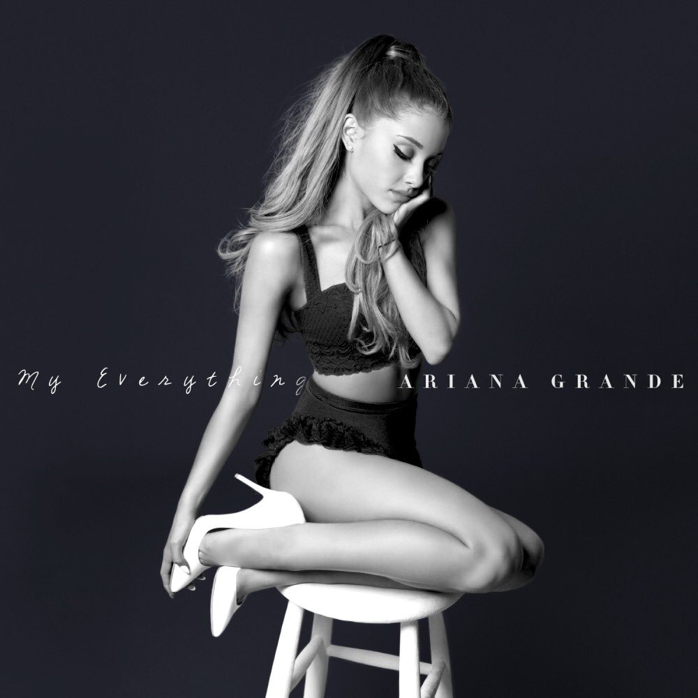 PopCrave's tweet photo. 3 years ago today, Ariana Grande released her album 'My Everything.' It spawned 4 Top 10s in the US &amp; accumulated 6 BILLION+ total streams. https://t.co/IfMhU3QEpi