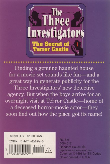 SMSDispHERO's tweet photo. #AlfredHitchcock and the #ThreeInvestigators #01 - The Secret of Terror Castle
1964/1998, by #RobertArthur. Cover by #BillDodge. https://t.co/WyctM3lhAZ