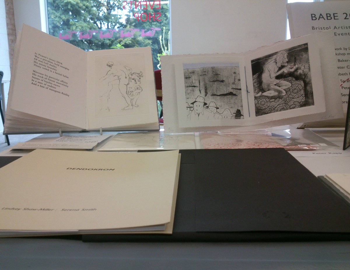 See our books alongside those of fellow LPW artists who exhibited at BABE2017 now on display <a href="/LeicesterPrint/">Leics Print Workshop</a> <a href="/SueB_K/">SueB_K</a> <a href="/Horwood_E/">Elizabeth Horwood</a>