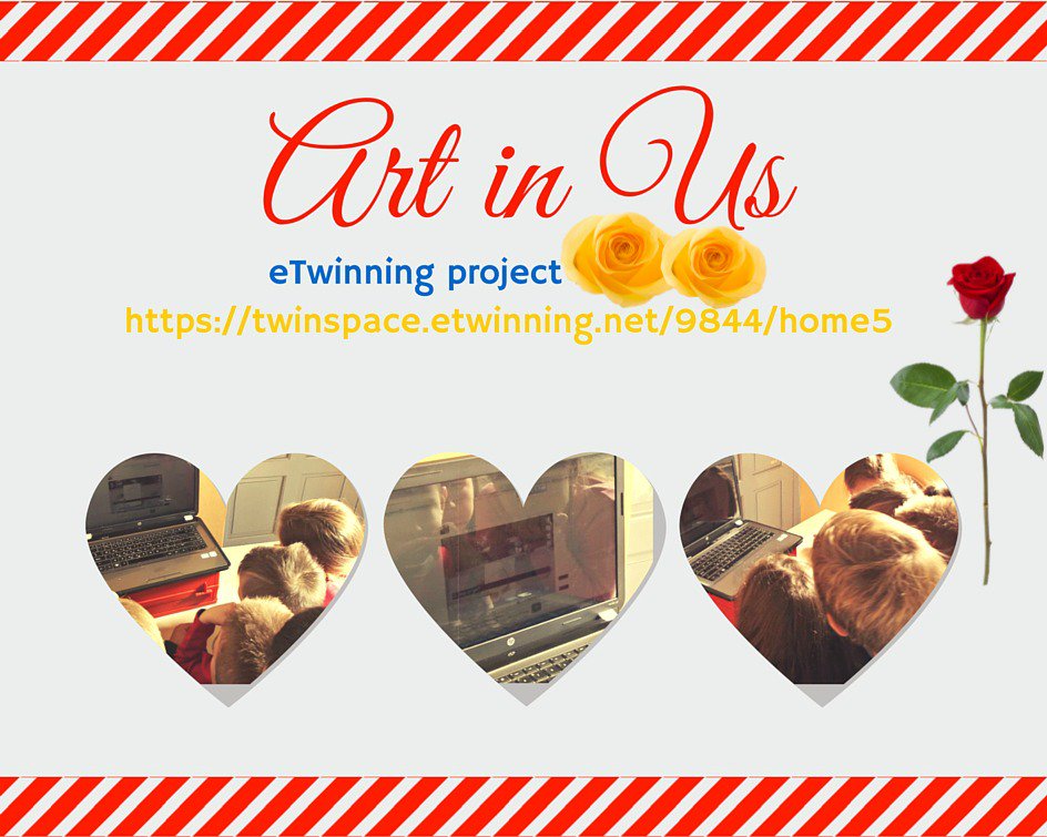 sophiakouz's tweet photo. @betinaastride #slowetwiam Art and creativity connecting classrooms! #etwinning Remains in our hearts!#artinus https://t.co/dNwT5z4AjO