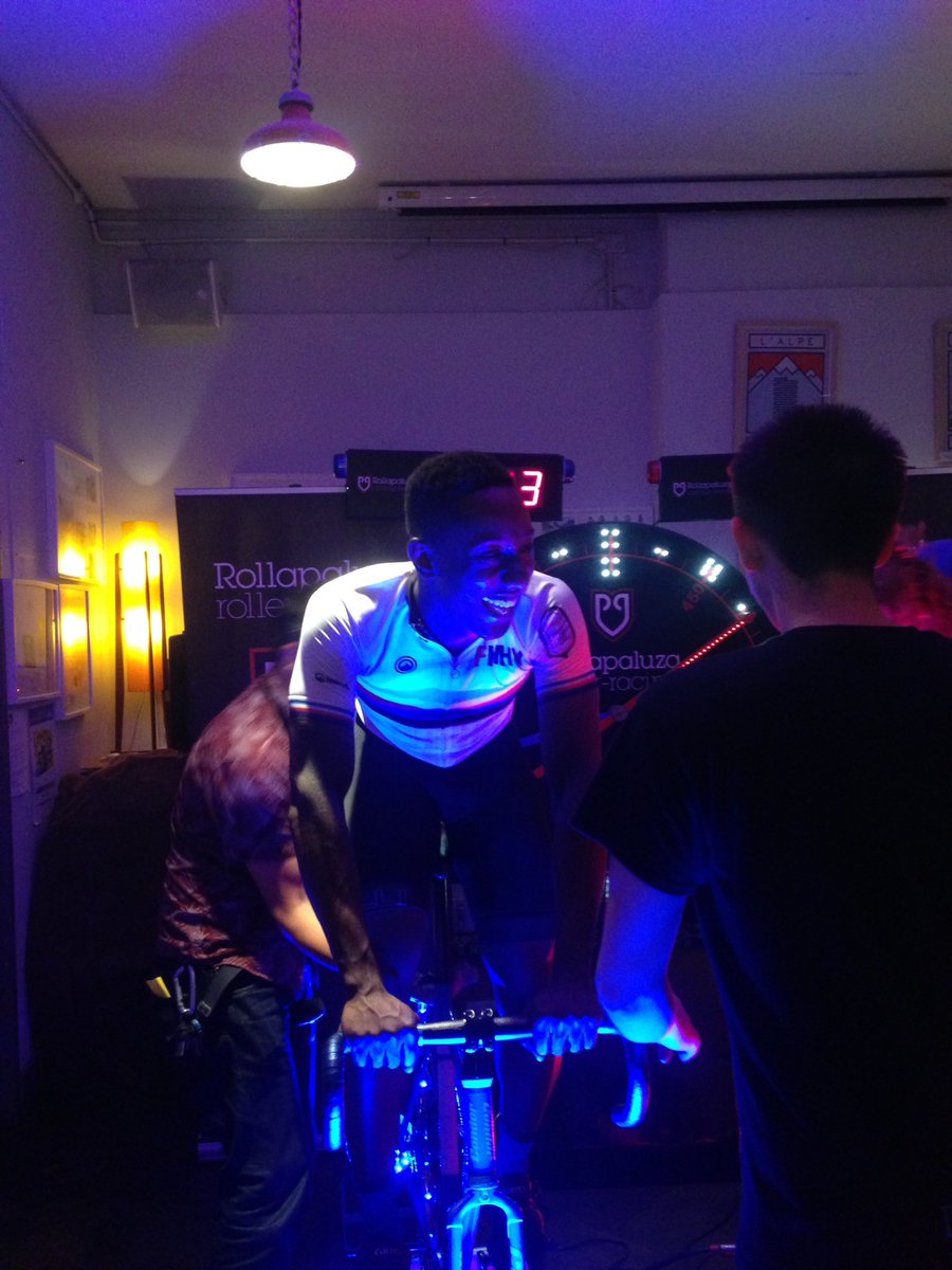 SES_Racing's tweet photo. SES Racing's Atiba Quildan on his way to winning last night's @Rollapaluza 10th birthday event #rollerracing https://t.co/J1G2T8RIzS