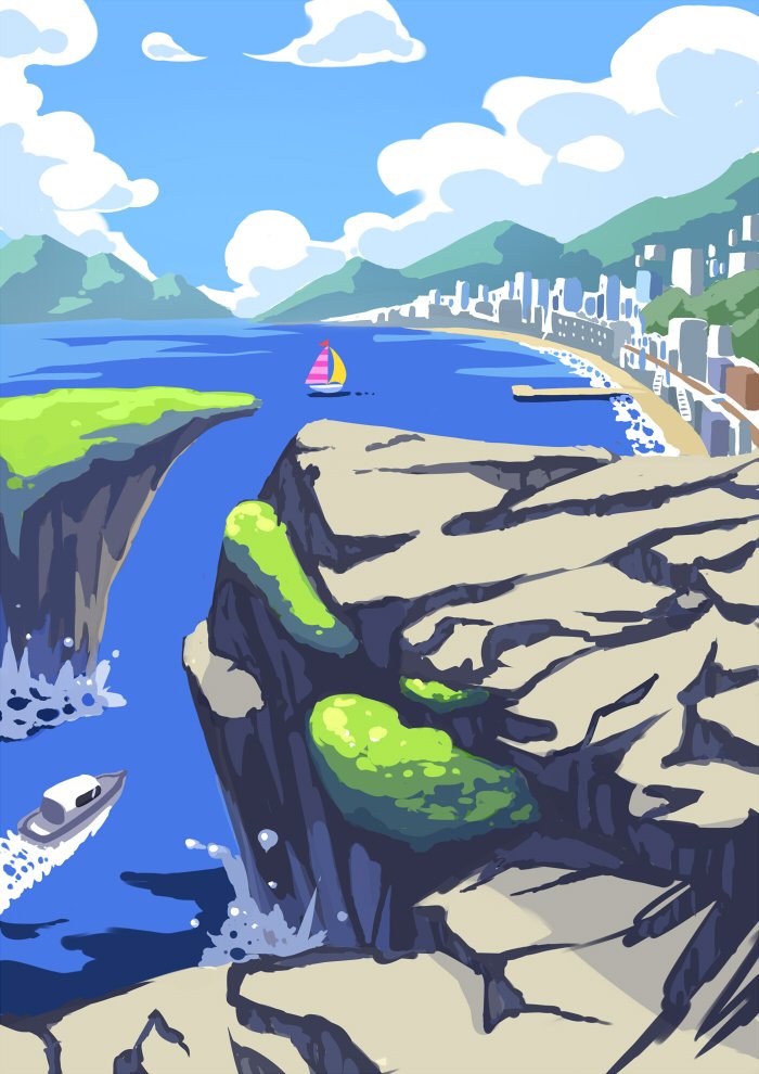 Kasword 崖 背景 イラスト Kasword 崖 背景 イラスト
