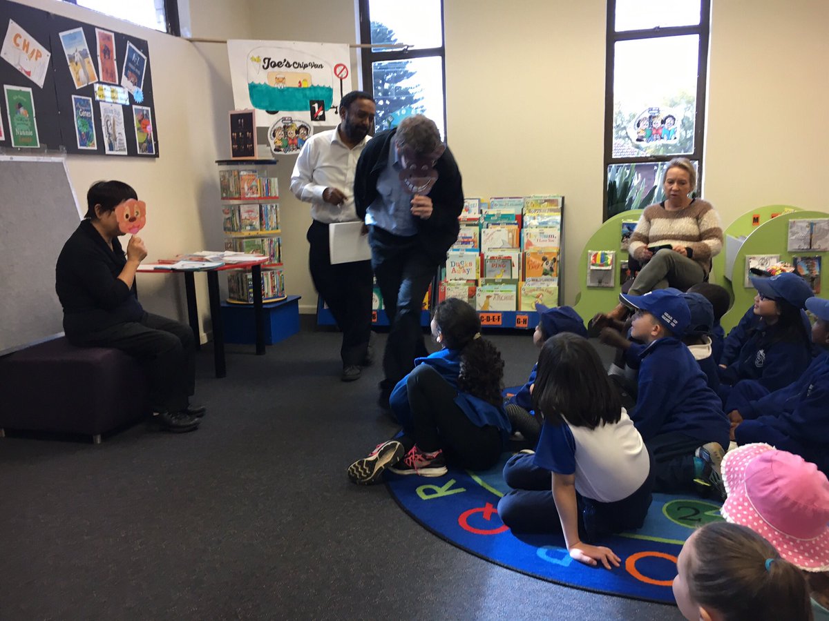 RPS preschool and 1/2V visiting Riverwood library! We all had a great time!