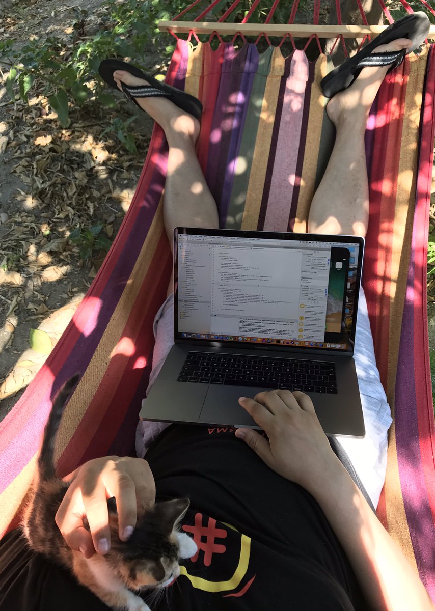 This is how you do projects on holidays...