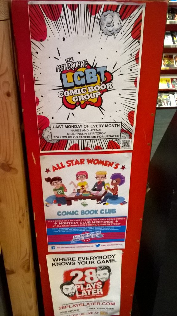 DinosaursForAll's tweet photo. I ❤ this shop! All Star Comics in Melbourne has got it going on. Great range of books and not jam packed with merch! https://t.co/EzrLZ5tSO4