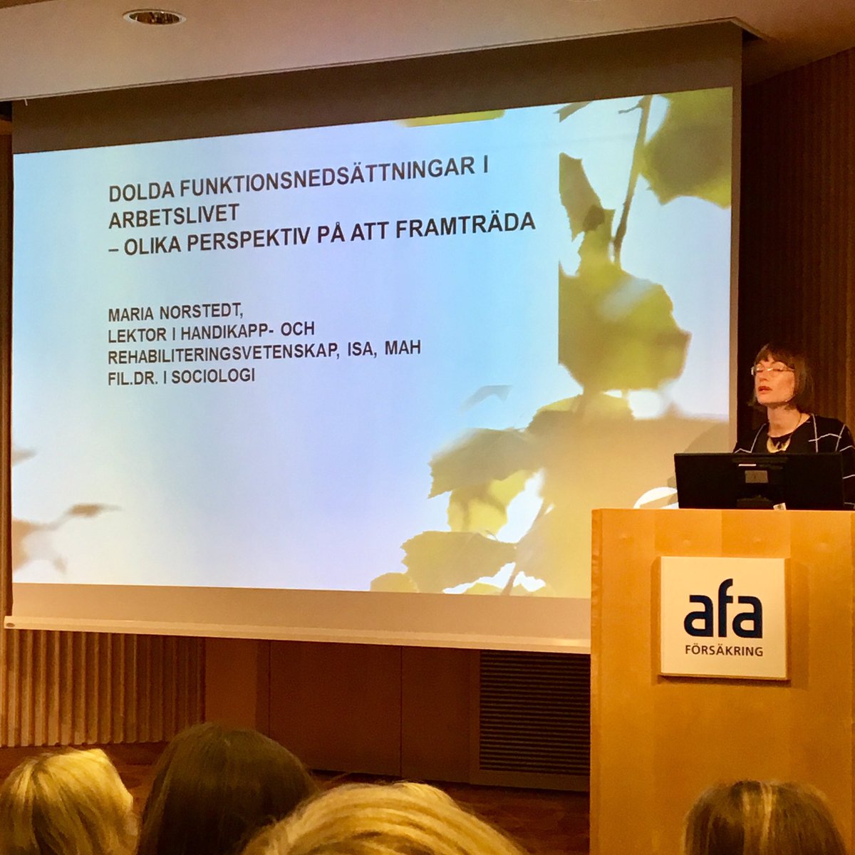 Intressant frukostseminarium på AFA idag. Känner igen mycket från jobbet med hbtq-frågor genom åren. #afaseminarier