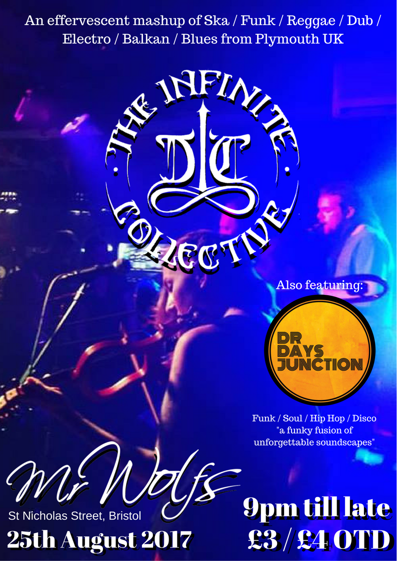 DrDaysJunction's tweet photo. Tonight! @MrWolfsBristol #FridayFeeling #bristol #bristomusic #newmusicfriday #newmusic #fuckyeh #funkyfriday https://t.co/wQDk1NtgNw https://t.co/Aqvr5vvbVP