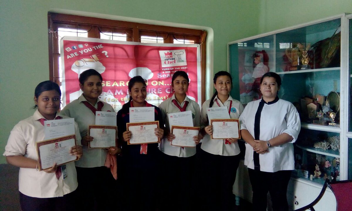 ssntchakraborty's tweet photo. St. Mary's Senior Secondary School #Maligaon #AssamFutureChef #Season4 #PrelimRound #Guwahati https://t.co/dv1xi8d1El