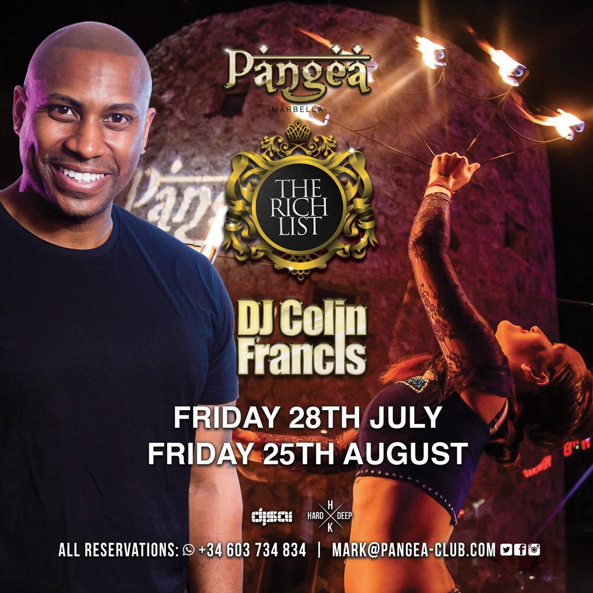 PangeaMarbella's tweet photo. TONIGHT! The Rich List & @DJColinFrancis @ Pangea Marbella! 🔥
BOOK NOW! 📩
Doors Open 10pm
#pangea #marbella #marbs2016 https://t.co/1IElobOsds