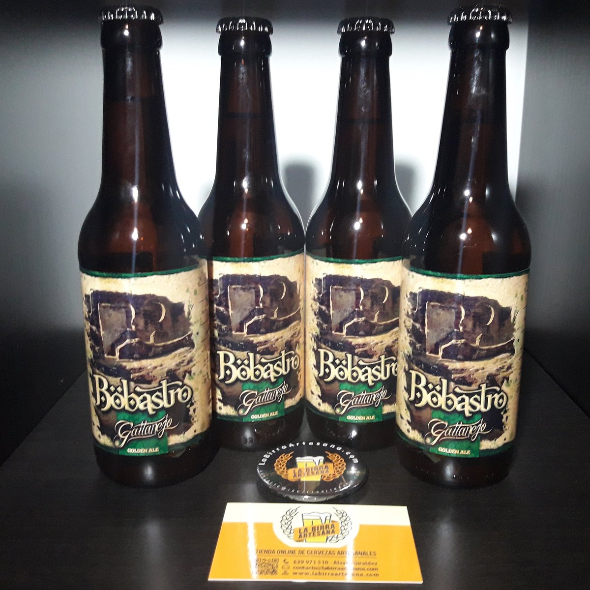 LaBirraArtesana.com
#Cerveza #Artesana #Gaitanejo
BOBASTRO #goldeale por solo 2,50€ #beer #craftbeer #biere #birra #cervezaartesanal