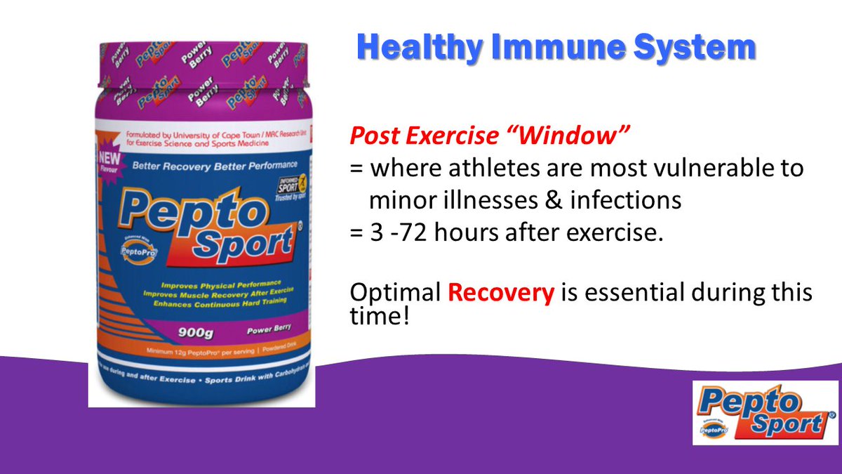 Ensure optimal #recovery for a #healthy #immunesystem with the change of seasons #PeptoSport #PeptoPower!
