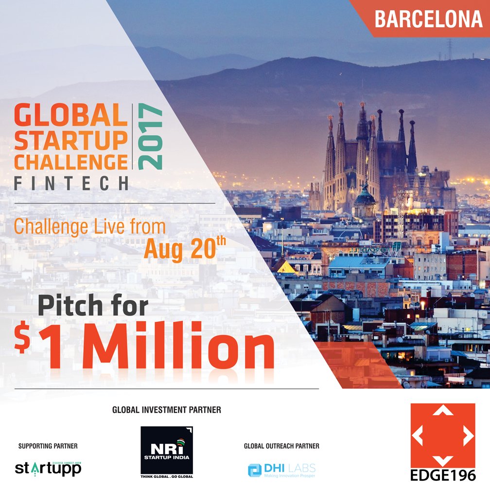 Rkmr9491's tweet photo. @InfluencersCom Don't miss out 1Mn US$ #investment Challenge at #GlobalStartupChallenge 2017 #Fintech apply here https://t.co/nKJFabTFOs https://t.co/WvyZmO9oTK