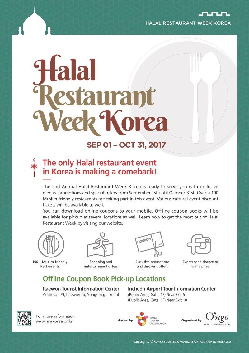 Makanan Korea Halal Restaurant Week Korea(saungkorea.com)