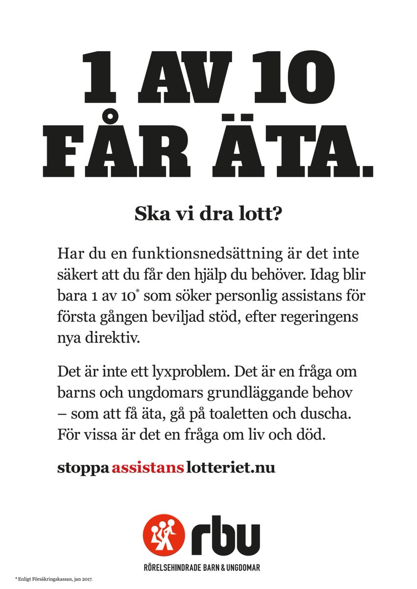 moritzkan's tweet photo. För de mest utsatta är assistans en fråga om liv & död. #funkpol #personlig_assistans #LSS #funktionsmedsatta #funktionsvariationer #rbu https://t.co/go1waZp7xI