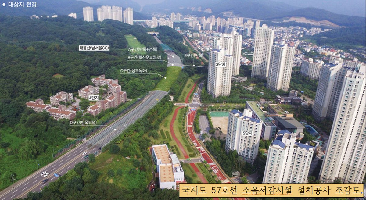 ohd0125's tweet photo. 판교 원마을 소음 줄인다…왕복 6차로에 방음터널 설치, 3단지 앞은 친환경 녹화공법 적용
 https://t.co/CtwlpnkY9W https://t.co/GFtRvBzLKW