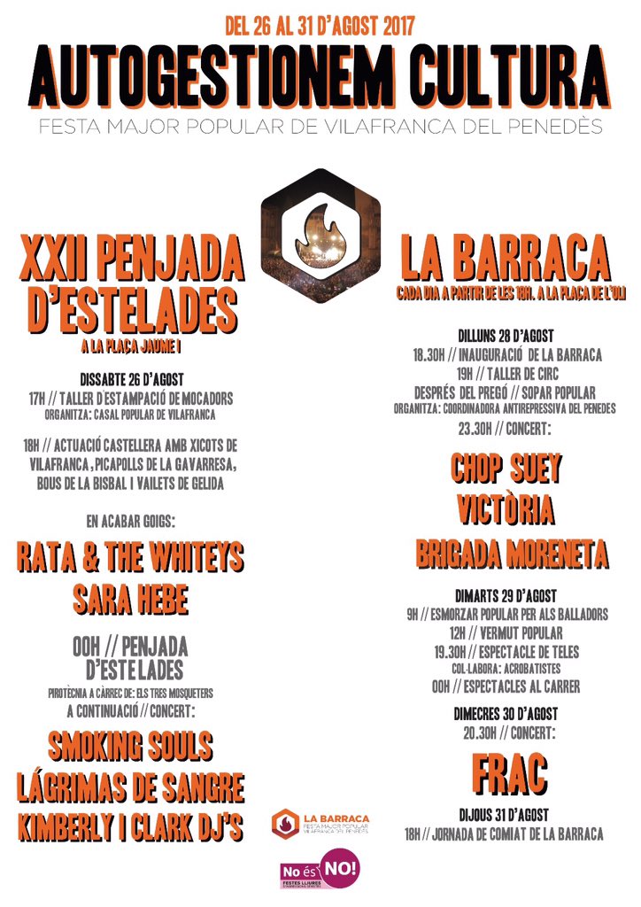 un_esser's tweet photo. El poble ha decidit començar la festa major abans. I Sant Fèlix no ens pot aturar #fmvila #XVcabaret #fmpopular https://t.co/qKPp2aBD0l