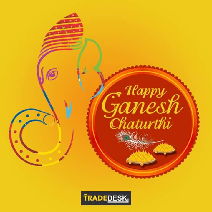 _TradeDesk's tweet photo. Life is long as his trunk, Trouble as small as his mouse and moments as sweet as his laddus. #happyganeshchaurthi https://t.co/PHFwzbX5sq