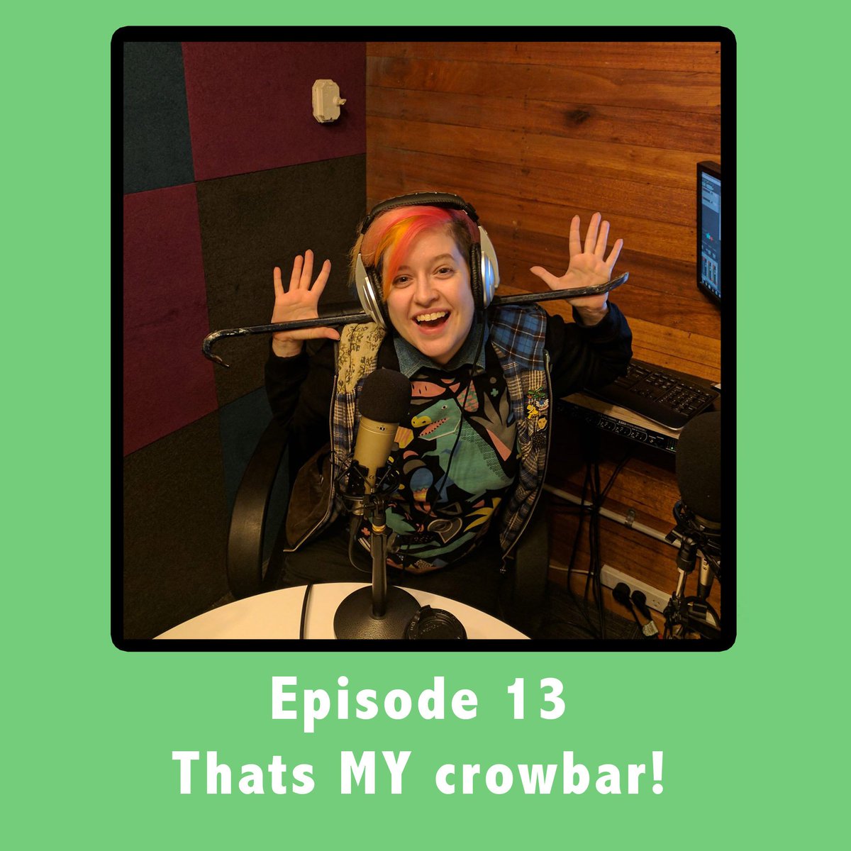 JackAndBec's tweet photo. In our latest ep Bec had a crowbar for some reason. https://t.co/sWFamRD9yM https://t.co/gmS3wmobMz