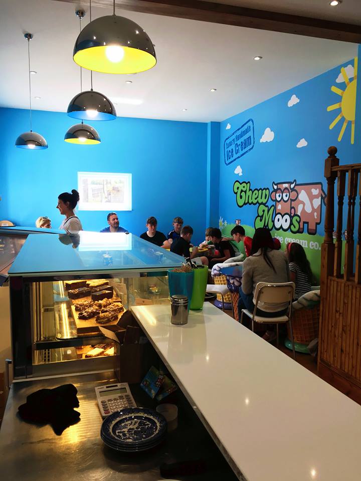 Oohh delicious <a href="/Chewmoos/">Chew Moo's Ice Cream</a> ice cream <a href="/Madeinnsomerset/">Made in N Somerset</a>  now has an ice cream parlour and coffee shop