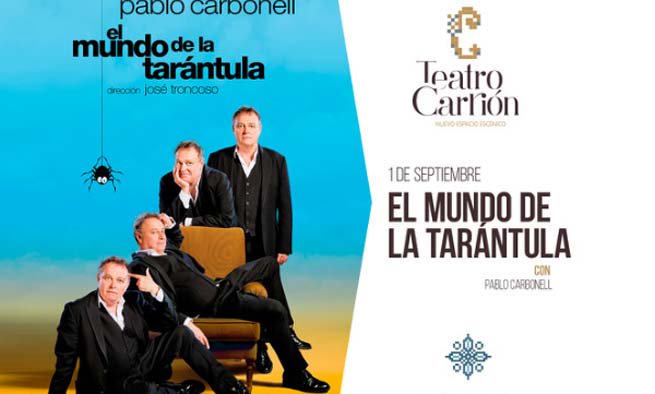 #elmundodelatarantula #pablocarbonell #teatrocarrion #ocioenvalladolid #somosespectaculo #entradas ticketsnet.es/espectaculo/el…