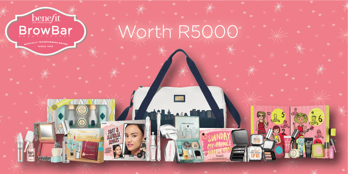 rubybox_beauty's tweet photo. YOU could WIN this amazing Benefit Cosmetics Hamper valued at R5000! Read more https://t.co/IJrkbw7KYU #rubybox #BenefitBrowsSA #BenefitSA https://t.co/EOYs0qJBCO
