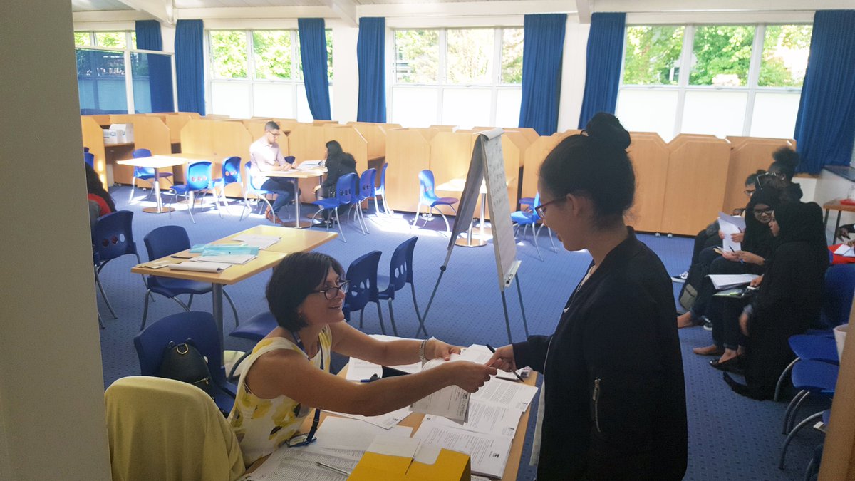 uhswimbledon's tweet photo. After a smooth internal #enrolment yesterday. Now time to welcome the external students! #sixthform #preparingforseptember #hellonewstudents https://t.co/bQSKurWXx2