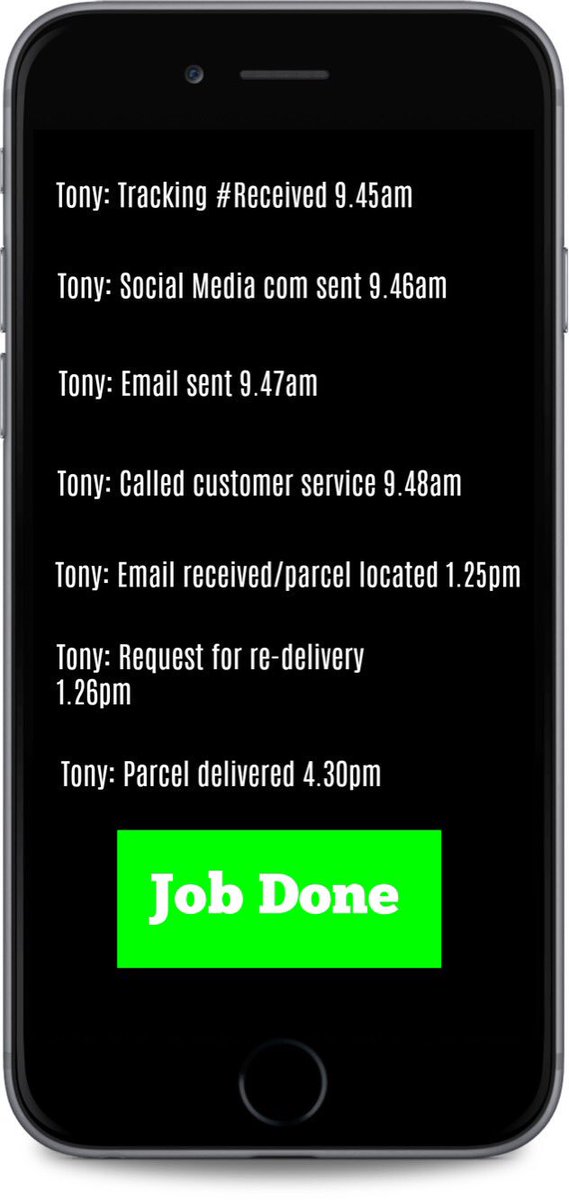 Then we'll investigate the rest for you, giving you regular updates throughout until we find and re-deliver your parcel.