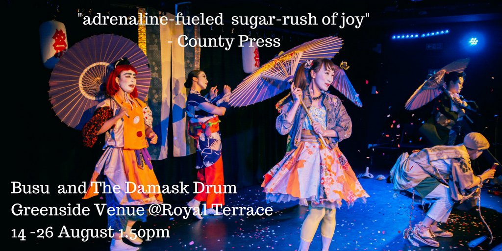 StoneCrabsTC's tweet image. "bursting with individuality" @BusuTheatre @greensidevenue edinburgh.uk.emb-japan.go.jp/itpr_ja/00_000…
last 2 shows!  Catch them now tickets.edfringe.com/whats-on/busu-…