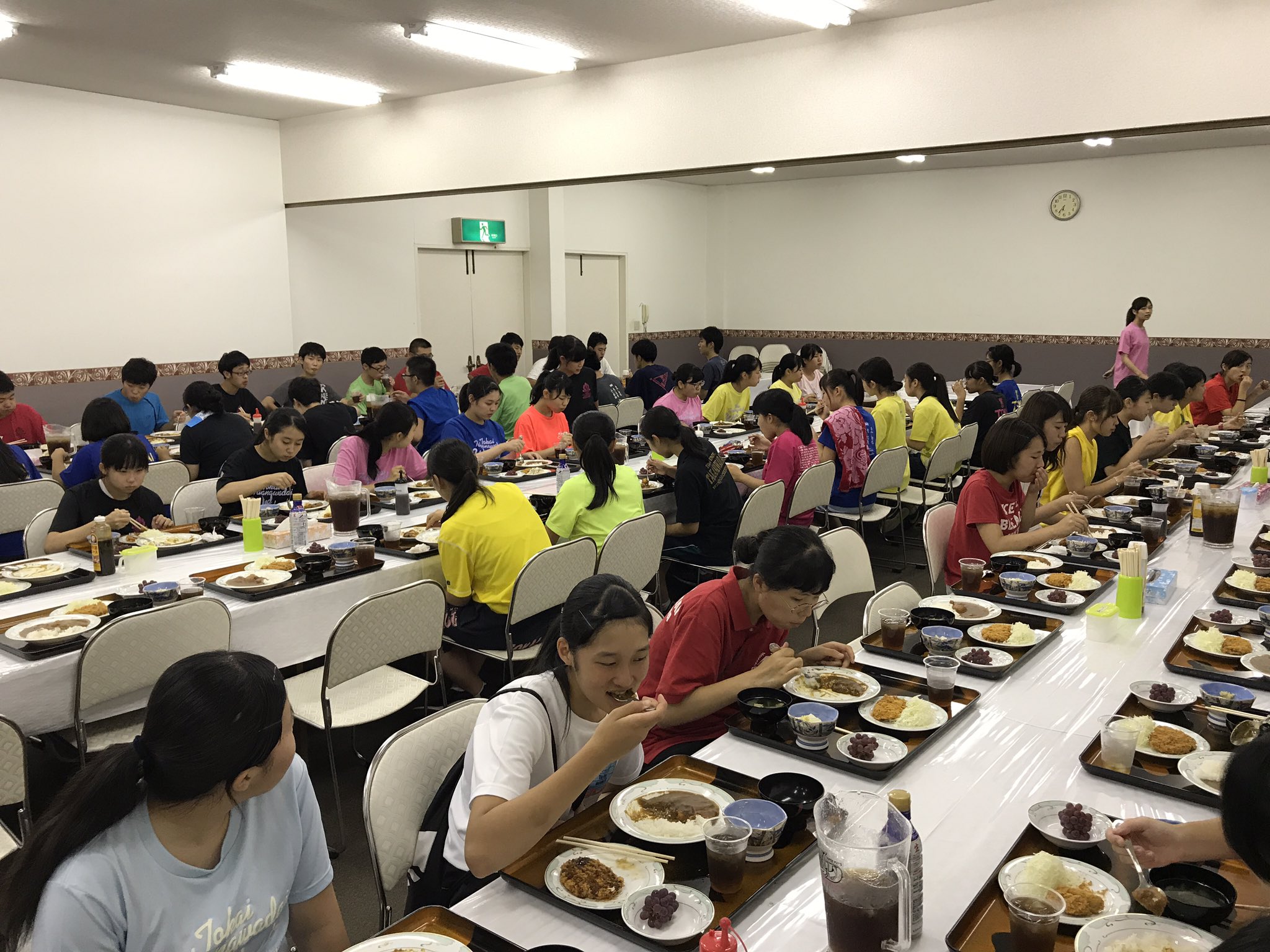 畠田貴生 マーチング合宿3日目です 今日は埼玉県深谷市から茨城県鉾田市に移動しました 明後日までいつものホテルニュー麻生 さんにお世話になります 麻生さんの食事はほんとに美味しい 今日はカツカレー みんなお代わりしていました 笑 T