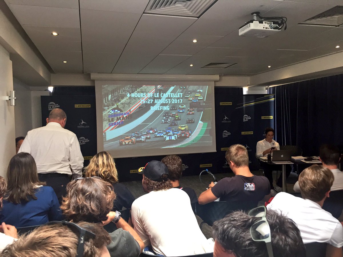 Time to drivers briefing! #4hlecastellet #elms