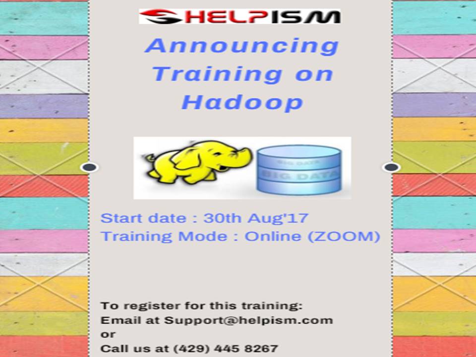 Helpism1's tweet image. Improve your Knowledge In Hadoop admin &amp;amp; Big data
@Helpism1 @helpism