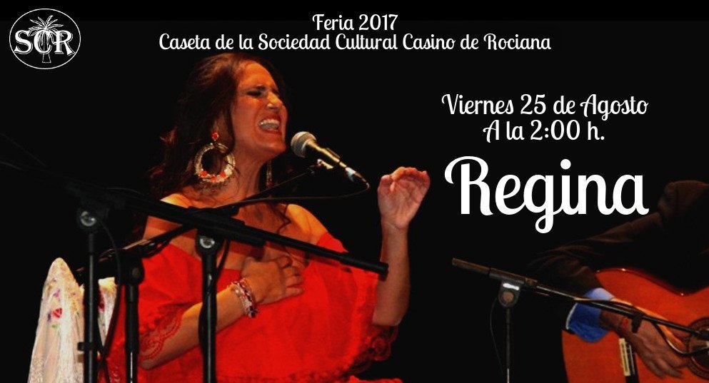 🎆 A las 2:00 h. en la Caseta de la S. C. @casinoderociana.
Concierto de <a href="/ReginaFlamenco/">Regina flamenco</a>.