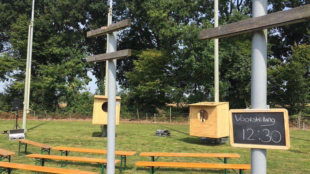 De stilte voor de storm...klaar voor 3 dagen Limburg Festival met Goedgebekt. Ik denk terug aan Oerol....