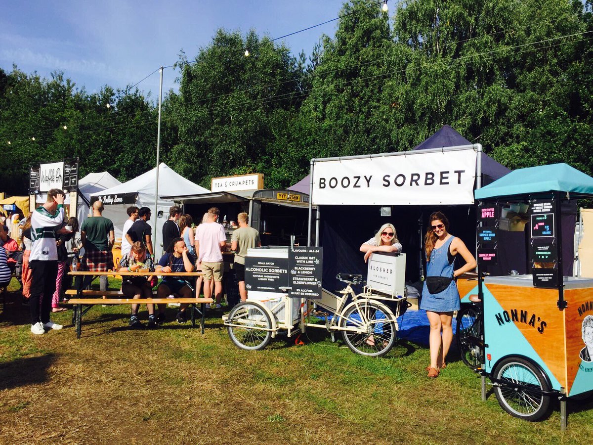LOST VILLAGE! It's Day 2, the sun is shining and we're here for all your boozy sorbet needs 🍸🍧☀️ @lostvillagefestival #lostvillagefestival