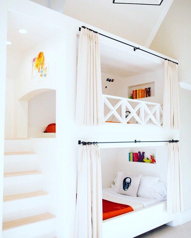 ForeverDecorUK's tweet photo. Happy Friday all 😊, make use of your space with an inbuilt bunk bed. What a Beauty #interiordesigner #Children #bedroom #fun #Ideas https://t.co/fmCZLM87As